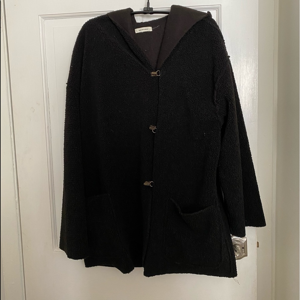 Max Studio Fake Fur Sweater Jacket